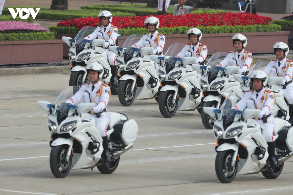 dan xe dac chung cua luc luong cong an nhan dan trong ngay quoc khanh 2 9 hinh anh 5