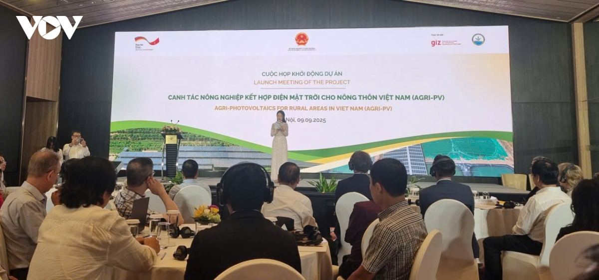 khoi dong du an canh tac nong nghiep ket hop dien mat troi cho nong thon viet nam hinh anh 1