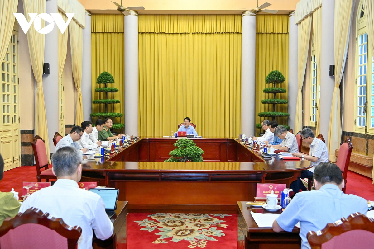 chủ tịch nước làm việc với các cơ quan về chuẩn bị cho lễ mở ký công ước hà nội hình ảnh 3 chu tich nuoc lam viec voi cac co quan ve chuan bi cho le mo ky cong uoc ha noi hinh anh 3