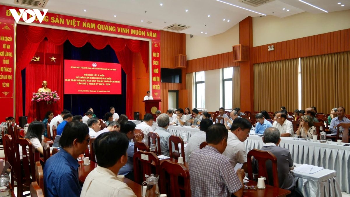van kien Dai hoi mat tran to quoc tp.hcm lan i tu duy moi, tam nhin xa hinh anh 1