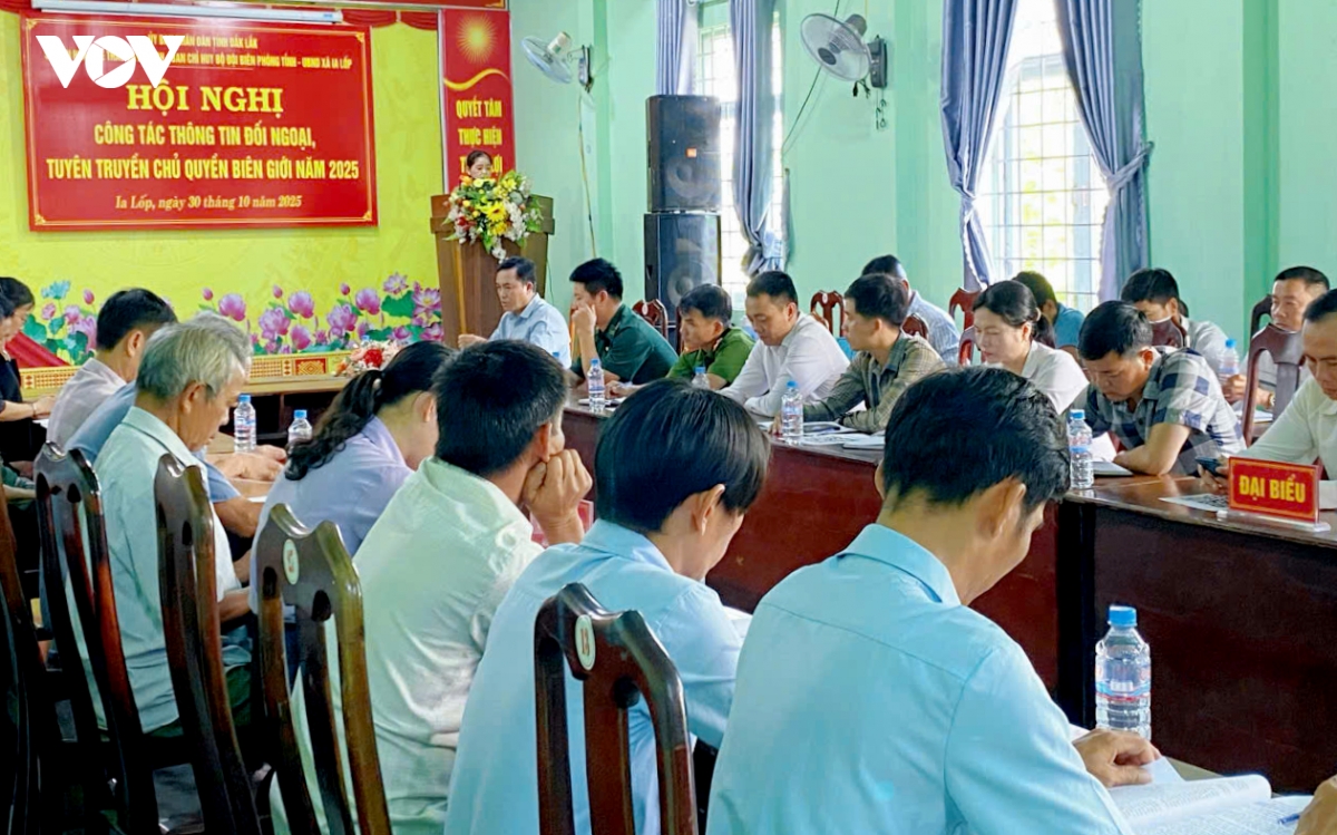 Dak lak tang cuong cong tac thong tin doi ngoai o khu vuc bien gioi hinh anh 1