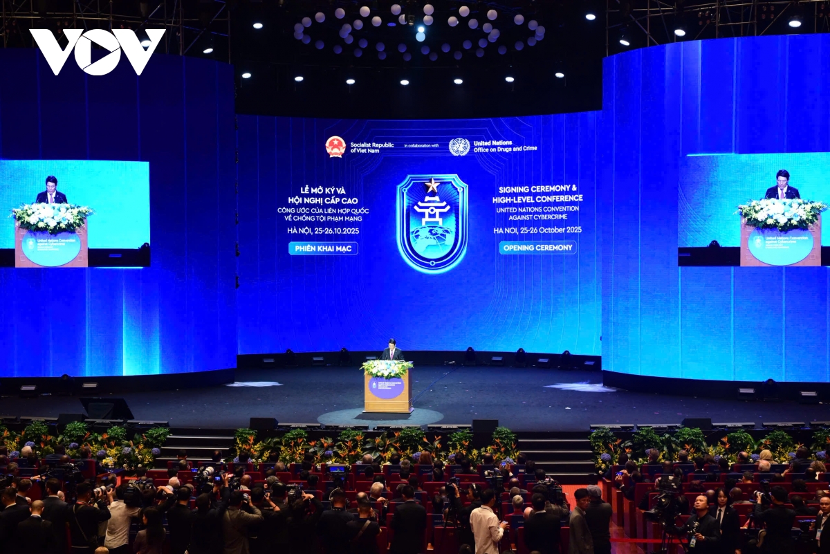 Toàn cảnh Lễ mở ký Công ước Hà Nội về chống tội phạm mạng