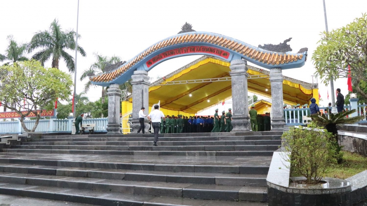 truy dieu, an tang 34 hai cot liet si tai phuong quang tri hinh anh 1