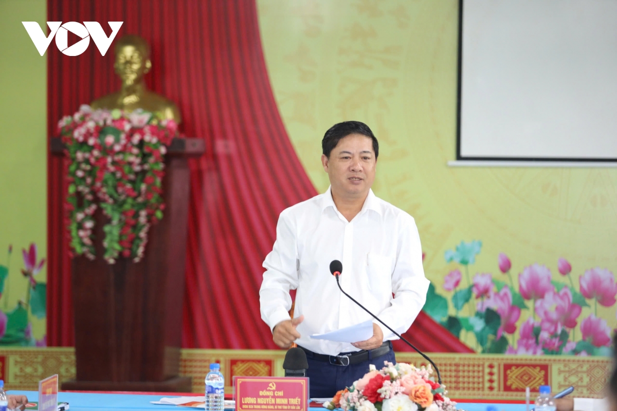 Bí thư Tỉnh ủy Đắk Lắk khảo sát các dự án trường học nội trú vùng biên