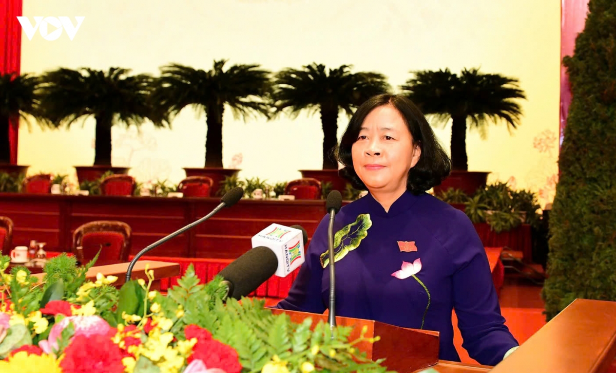 550 dai bieu du Dai hoi Dang bo ha noi quyet tam cho tam nhin 2045 hinh anh 1