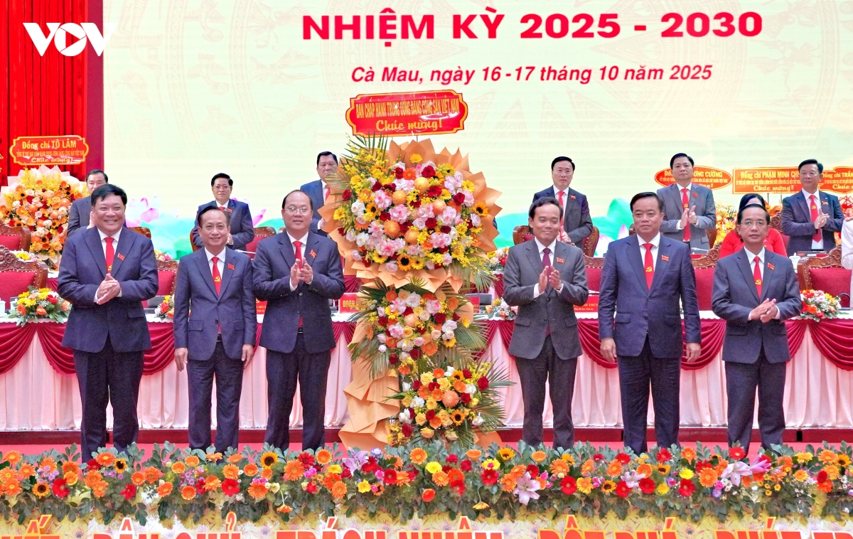 danh sach ban chap hanh, ban thuong vu tinh uy ca mau nhiem ky 2025-2030 hinh anh 1