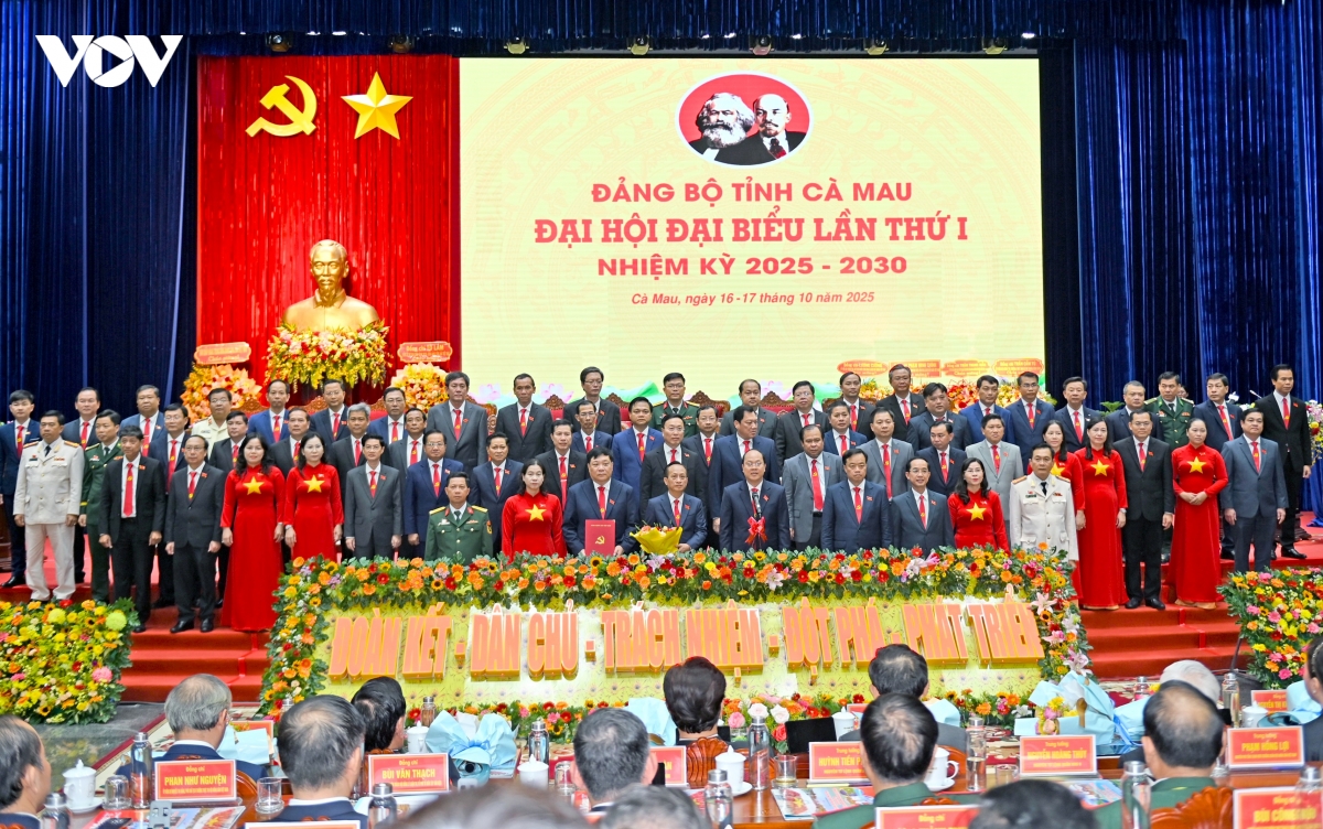 danh sach ban chap hanh, ban thuong vu tinh uy ca mau nhiem ky 2025-2030 hinh anh 2