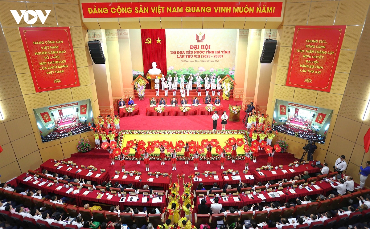 pho chu tich nuoc vo thi Anh xuan du Dai hoi thi dua yeu nuoc tinh ha tinh hinh anh 2