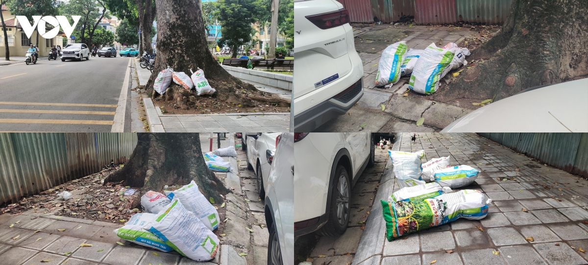 nhuc nhoi nan do trom rac, phe thai xay dung tren duong pho ha noi hinh anh 4
