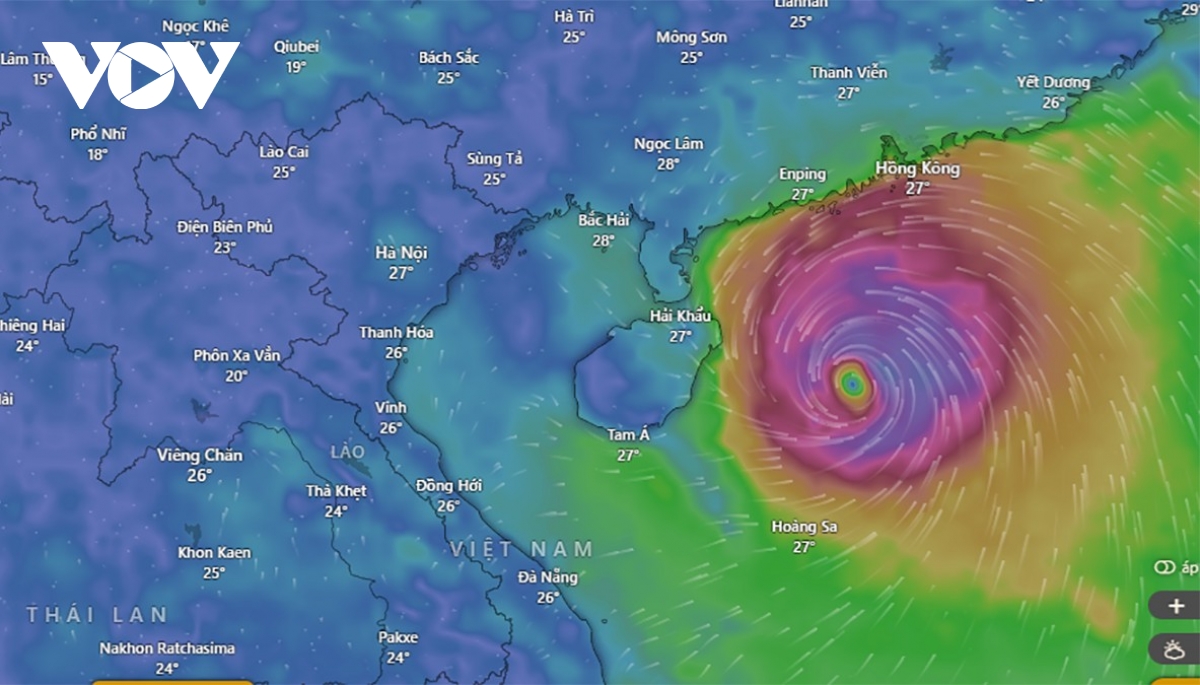 Hai kịch bản ảnh hưởng của bão Matmo khi đổ bộ vào Việt Nam