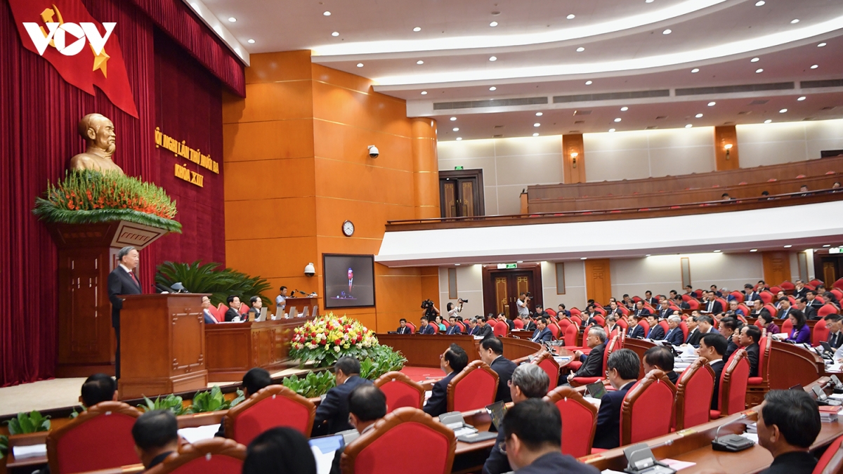 toan canh khai mac hoi nghi lan thu 13 ban chap hanh trung uong Dang khoa xiii hinh anh 6