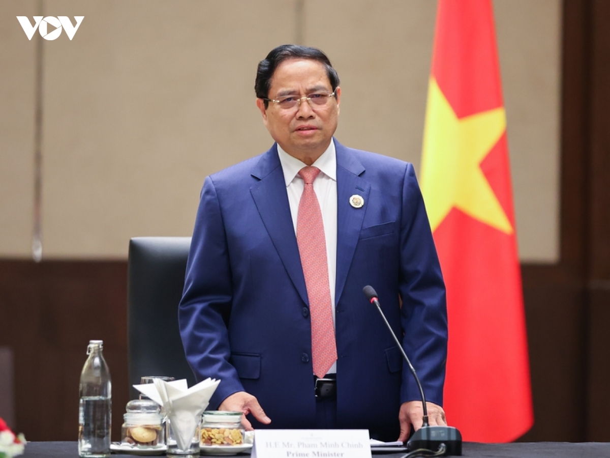 thu tuong pham minh chinh lam viec voi cac Dai su viet nam tai khu vuc asean hinh anh 1