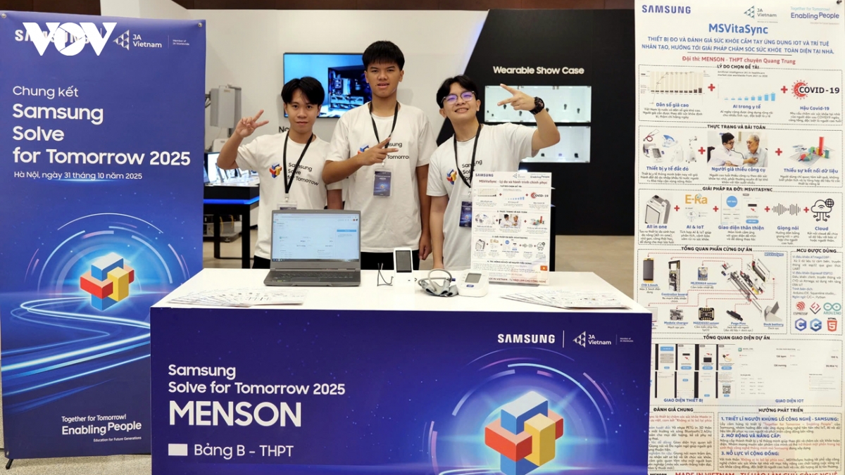 samsung viet nam tong ket va trao giai cuoc thi samsung solve for tomorrow 2025 hinh anh 4