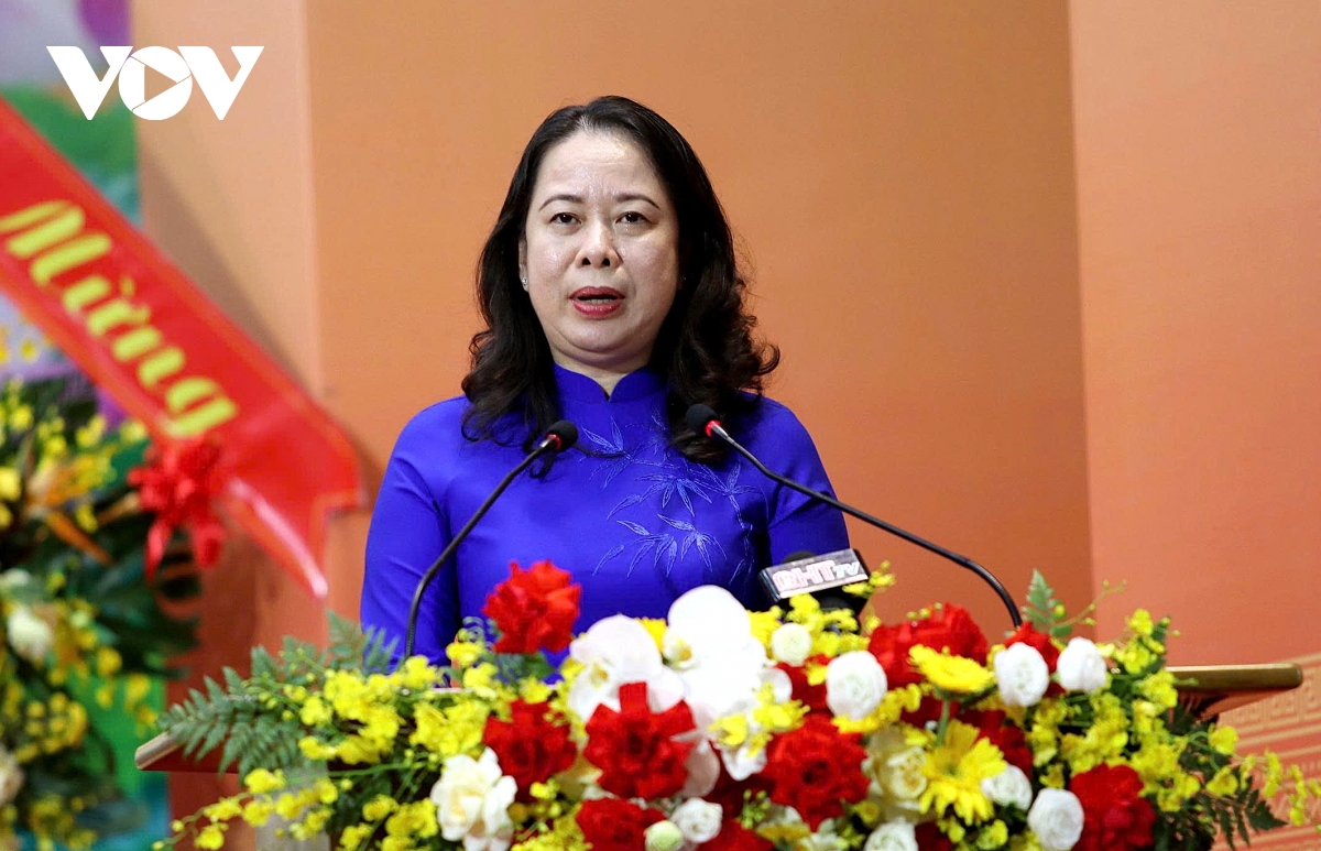 Phó Chủ tịch nước Võ Thị Ánh Xuân dự Đại hội Thi đua yêu nước tỉnh Hà Tĩnh