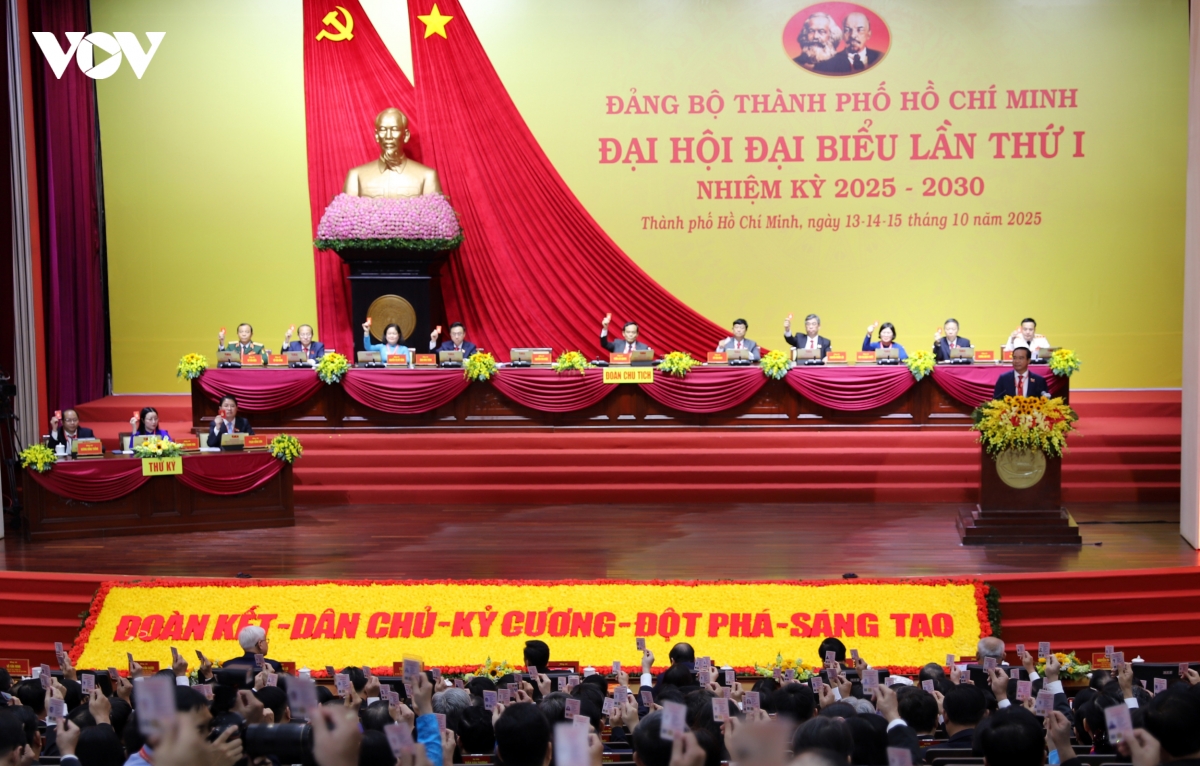 Khai mạc Đại hội Đại biểu Đảng bộ TP.HCM lần I