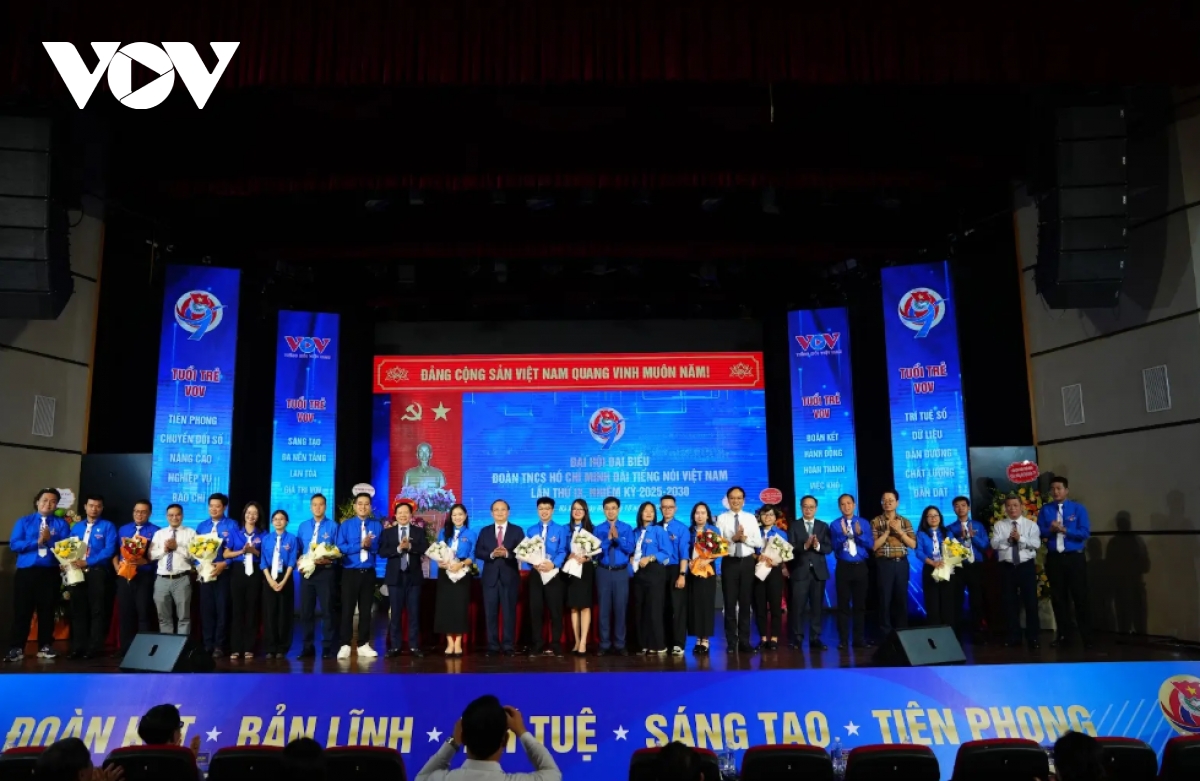 Toàn cảnh Đại hội Đoàn Thanh niên VOV lần thứ IX, nhiệm kỳ 2025-2030