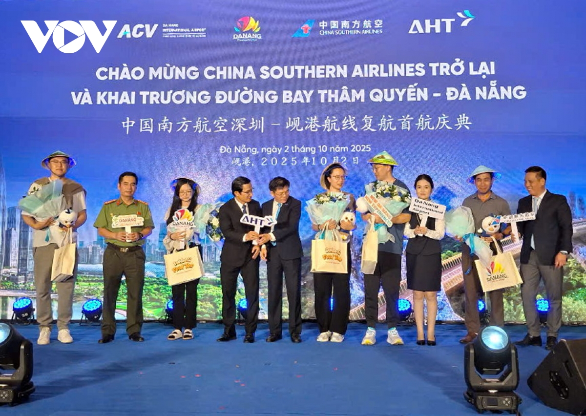 Mở lại đường bay Thâm Quyến - Đà Nẵng