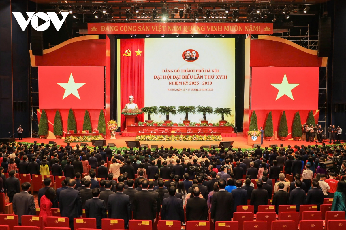 550 đại biểu dự Đại hội Đảng bộ Hà Nội: Quyết tâm cho tầm nhìn 2045