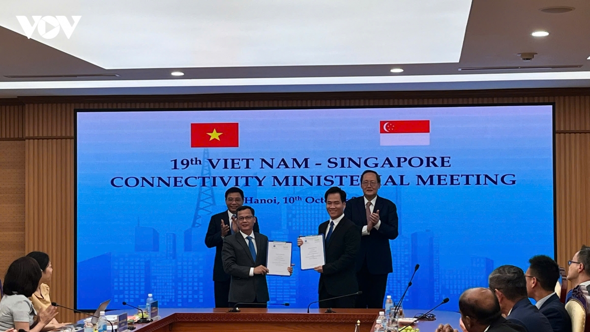 khai mac hoi nghi bo truong ve ket noi kinh te viet nam - singapore lan thu 19 hinh anh 1