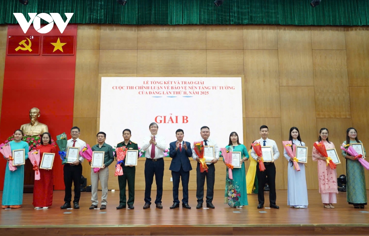 Đà Nẵng trao giải Cuộc thi chính luận về bảo vệ nền tảng tư tưởng của Đảng