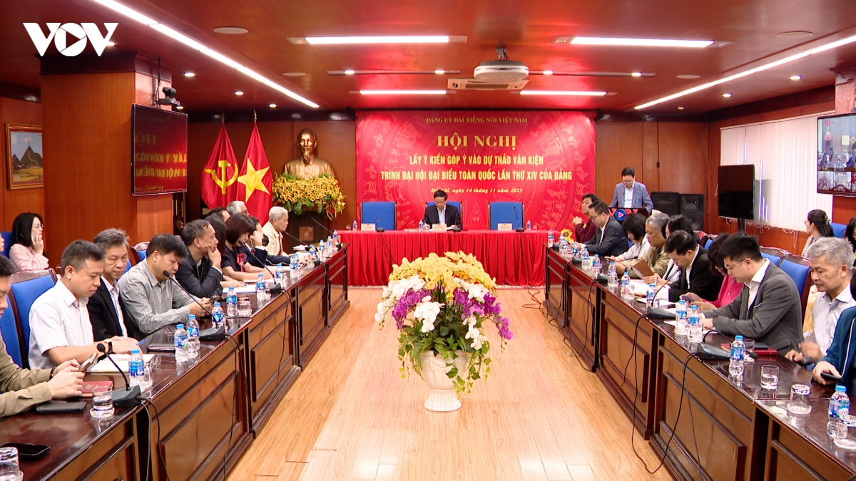 Đài Tiếng nói Việt Nam góp ý vào dự thảo Văn kiện trình Đại hội 14 của Đảng