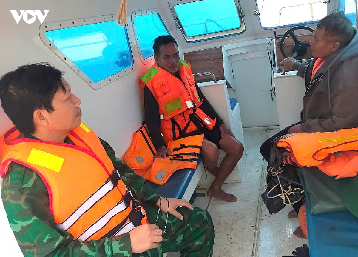 chim tau ca tren bien nghe an, 3 ngu dan may man thoat chet hinh anh 1
