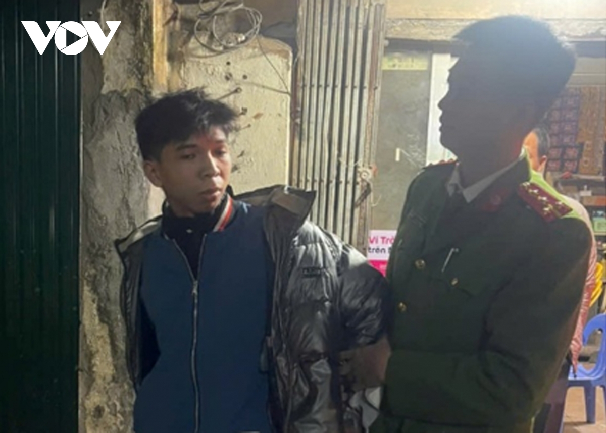 Bắt kẻ cướp giật điện thoại của người phụ nữ ở Hà Nội