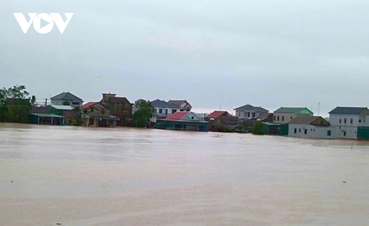 Cảnh báo nhiều nơi ở Hà Tĩnh nguy cơ ngập sâu 2,5m