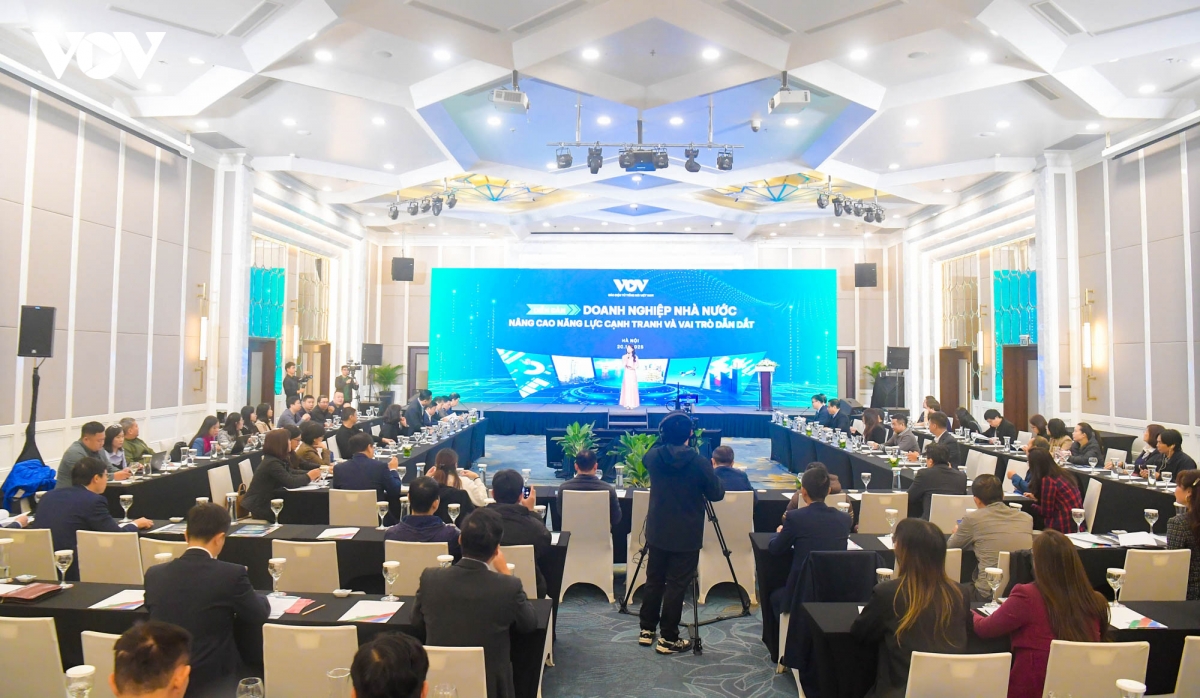 Toàn cảnh Diễn đàn "DNNN: Nâng cao năng lực cạnh tranh và vai trò dẫn dắt"
