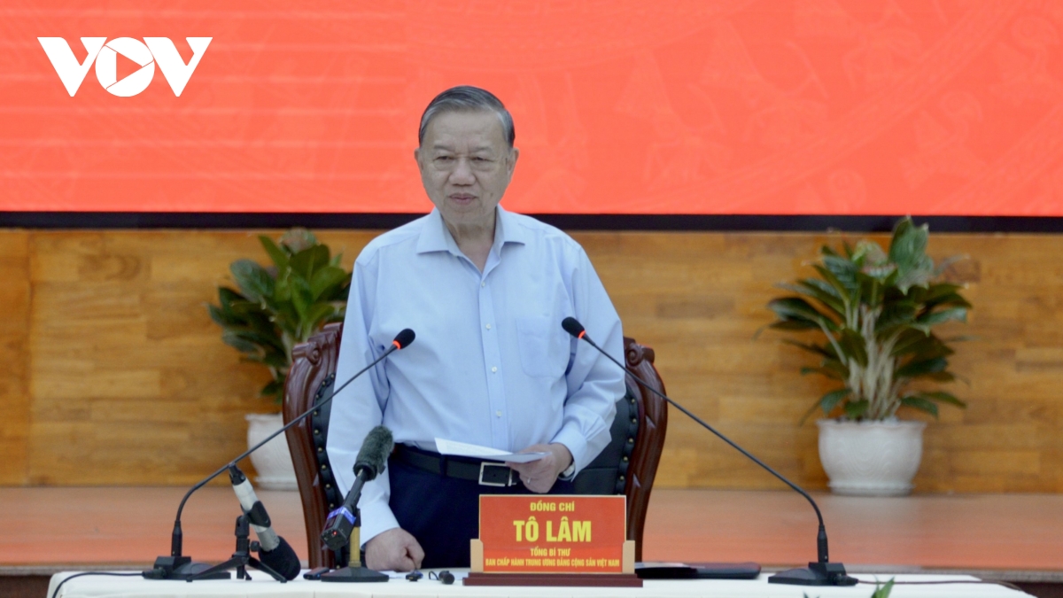 Tổng Bí thư: An Giang phải phấn đấu trở thành tỉnh khá, là trung tâm kinh tế biển