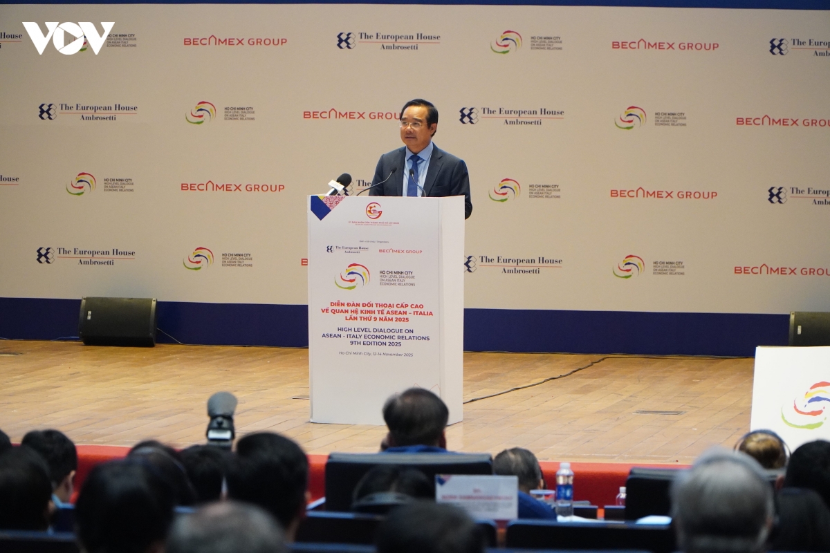 dien dan doi thoai cap cao asean italia 2025 cau noi hop tac xanh, so, sang tao hinh anh 1
