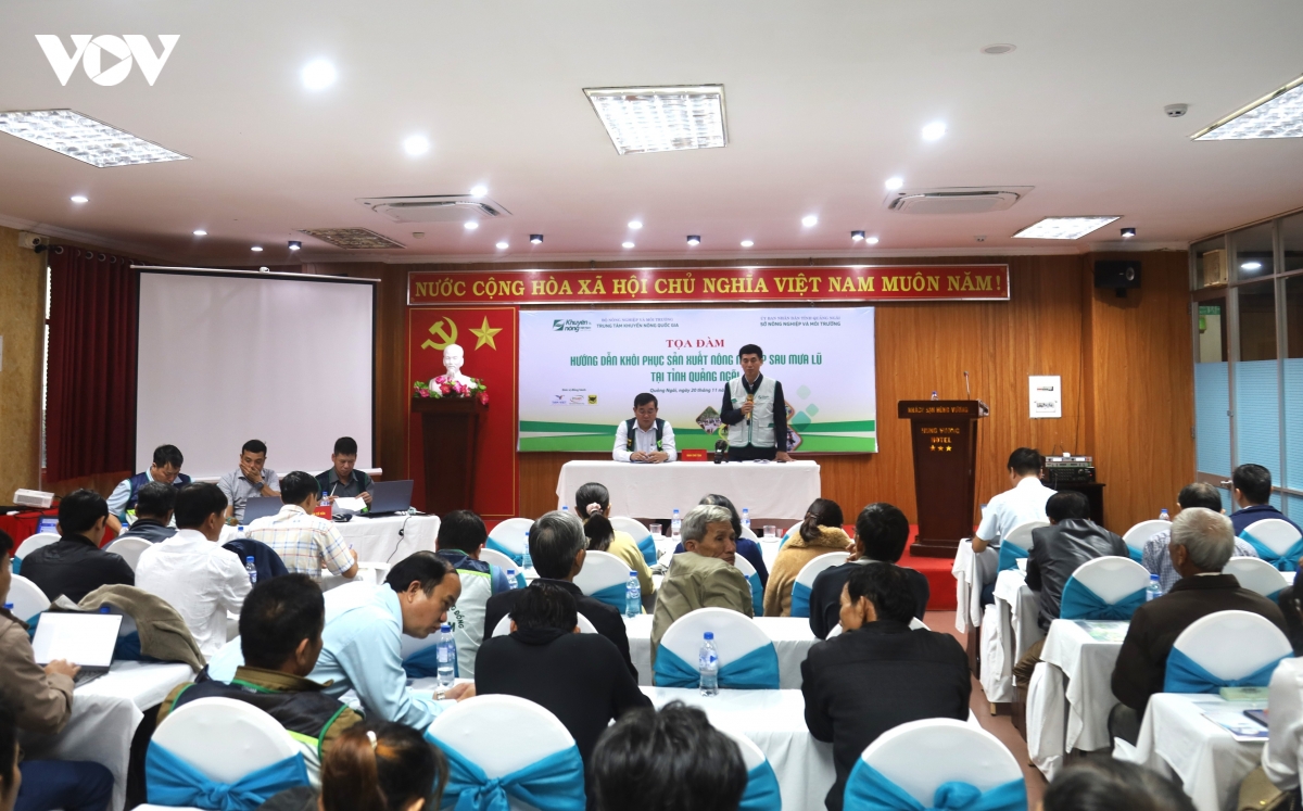 khuyen nong dong hanh voi nguoi dan khoi phuc san xuat sau mua lu hinh anh 5