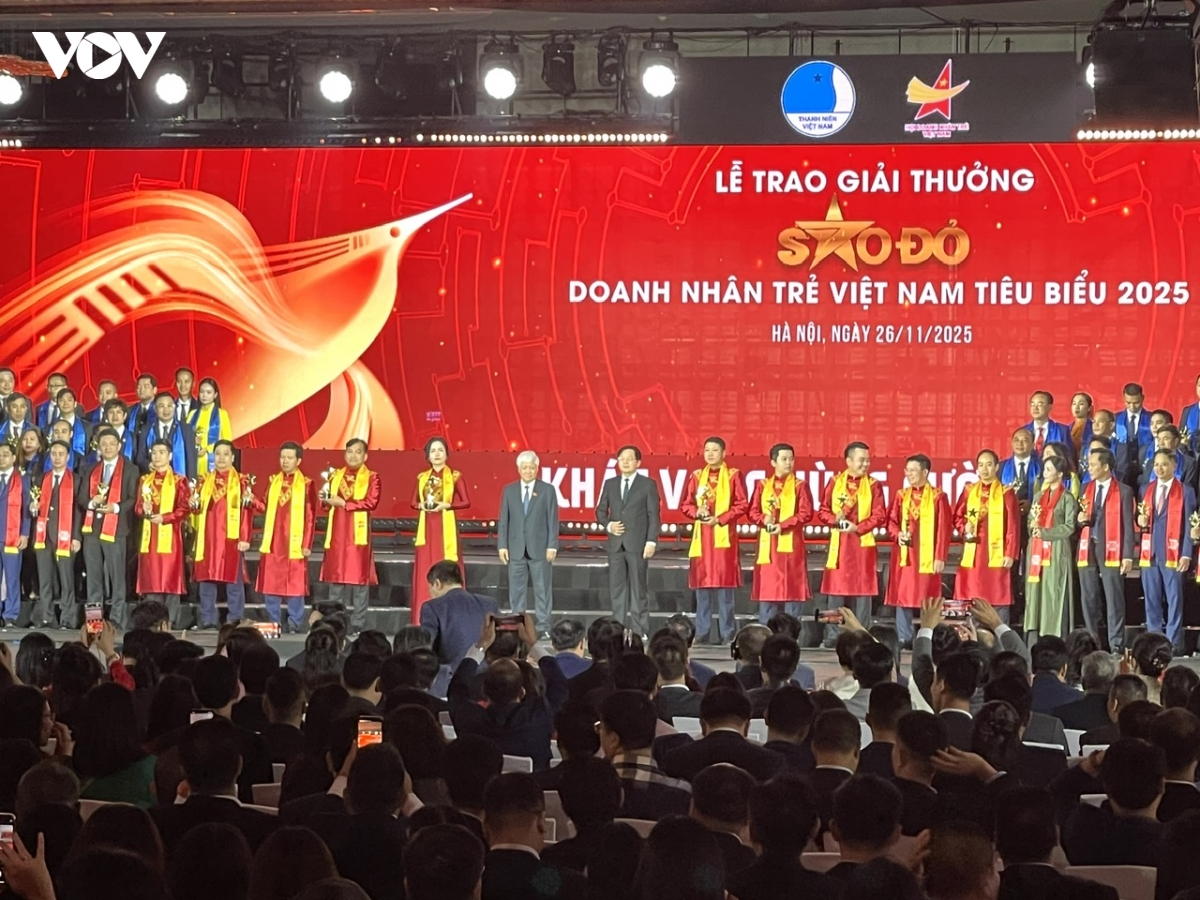 giai thuong sao Do 2025 ton vinh doanh nhan tre trong ky nguyen moi hinh anh 1