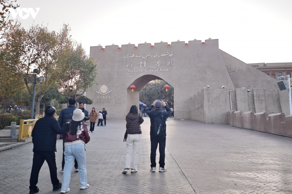 net quyen ru cua thanh co kashgar o tan cuong, trung quoc hinh anh 1