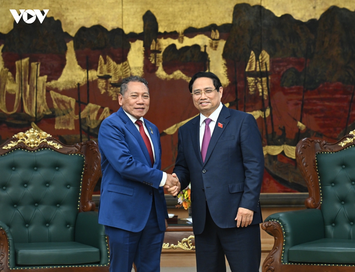 thu tuong tiep bo truong ngoai giao va ngoai thuong quan dao solomon hinh anh 1