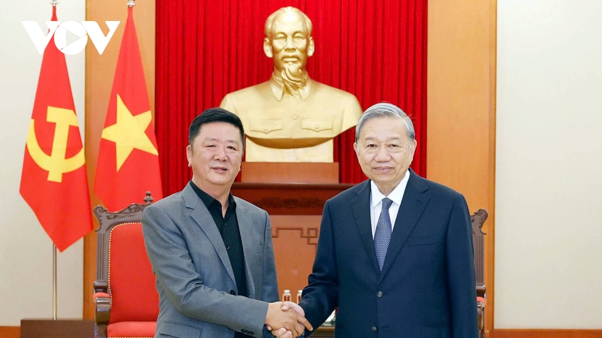 Tổng Bí thư Tô Lâm tiếp lãnh đạo Tập đoàn Luxshare-ICT, Trung Quốc