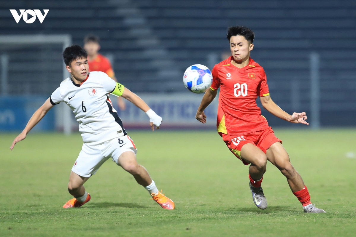 Kết quả U17 Việt Nam vs U17 Hong Kong Trung Quốc vòng loại U17 châu Á 2026