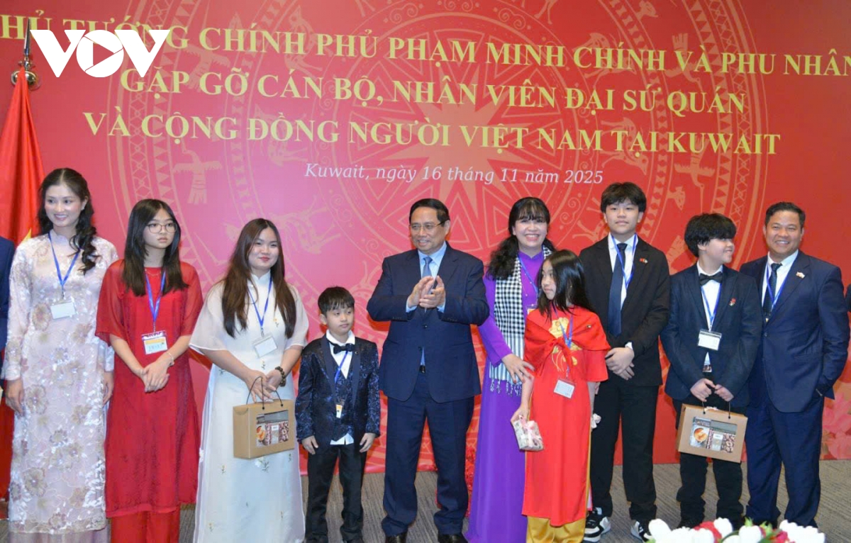 thu tuong pham minh chinh gap go cong dong nguoi viet nam tai kuwait hinh anh 3