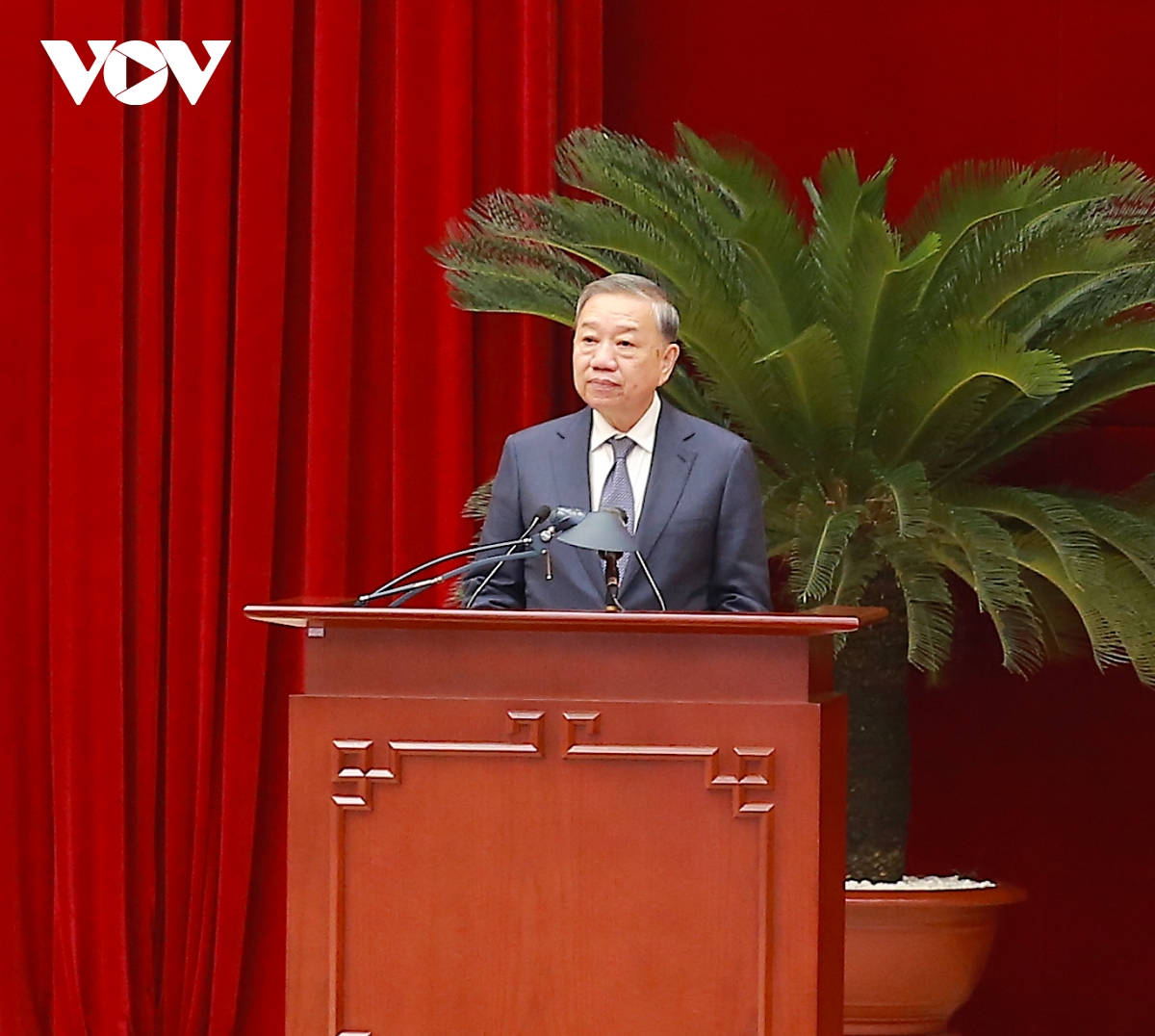 toan van phat bieu cua tong bi thu to lam tai hoi nghi tong ket cong tac pctn hinh anh 1