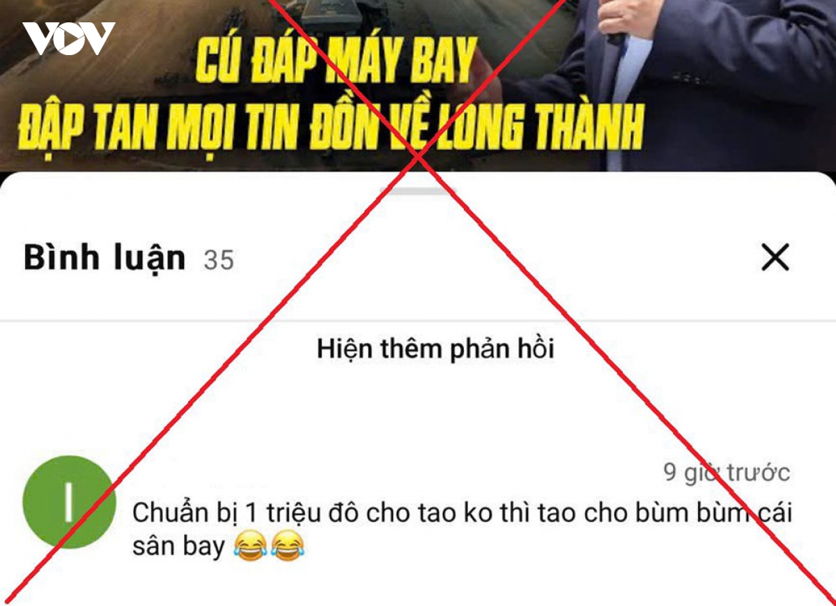 doa danh bom san bay long thanh cho vui , mot thanh nien bi xu ly hinh anh 1