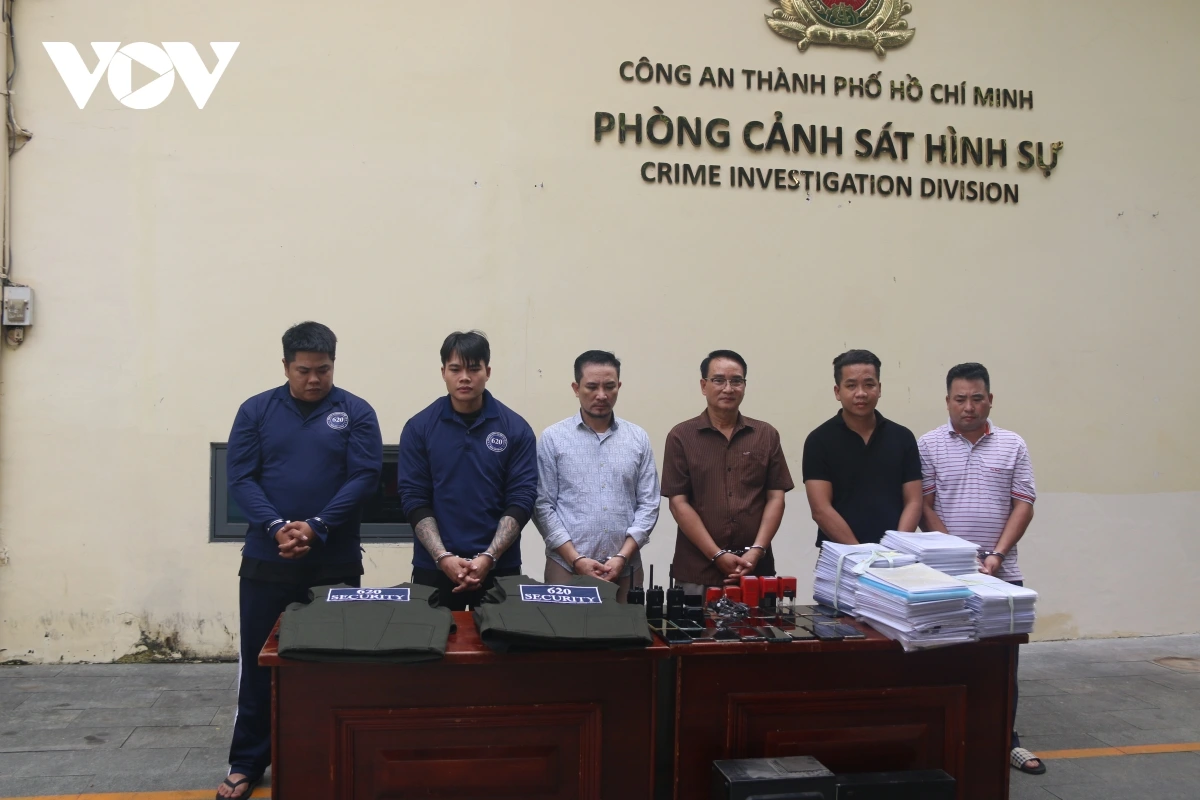 Triệt phá băng nhóm cưỡng đoạt tài sản núp bóng doanh nghiệp mua bán nợ tại TP.HCM