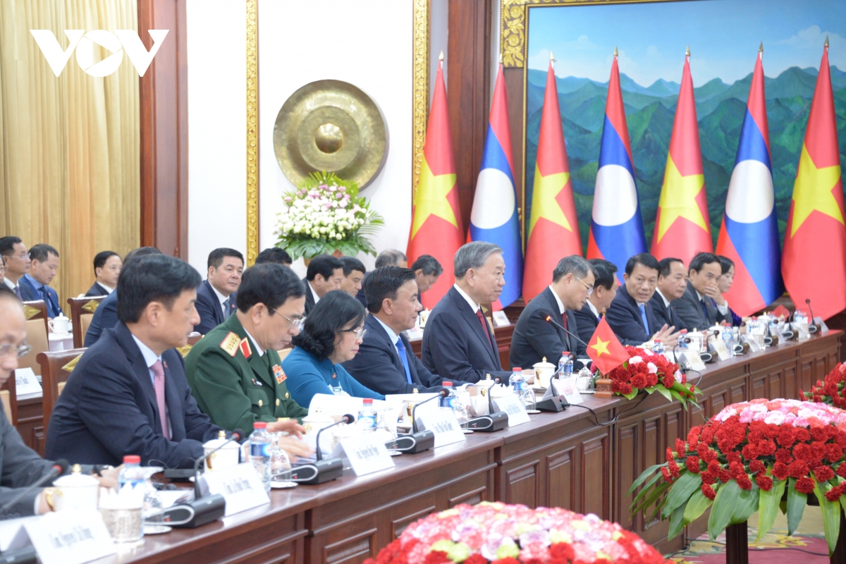 tong bi thu to lam hoi dam voi tong bi thu, chu tich nuoc lao hinh anh 3