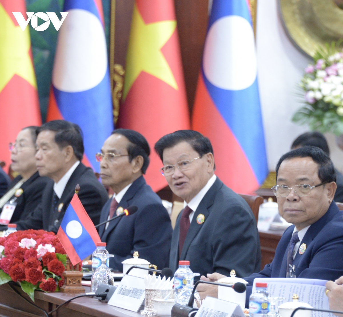 tong bi thu to lam hoi dam voi tong bi thu, chu tich nuoc lao hinh anh 5