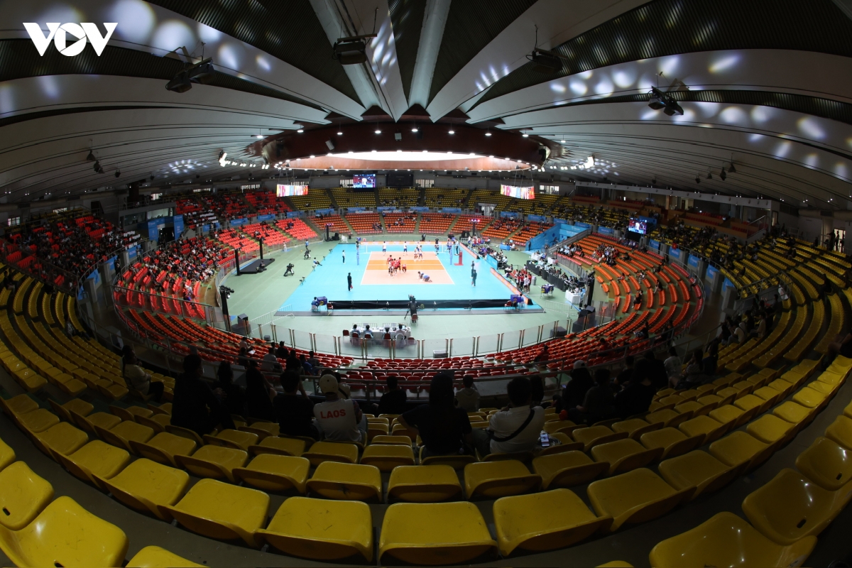 ket qua bong chuyen sea games 33 hom nay 13 12 Doi viet nam thang de tran ra quan hinh anh 1