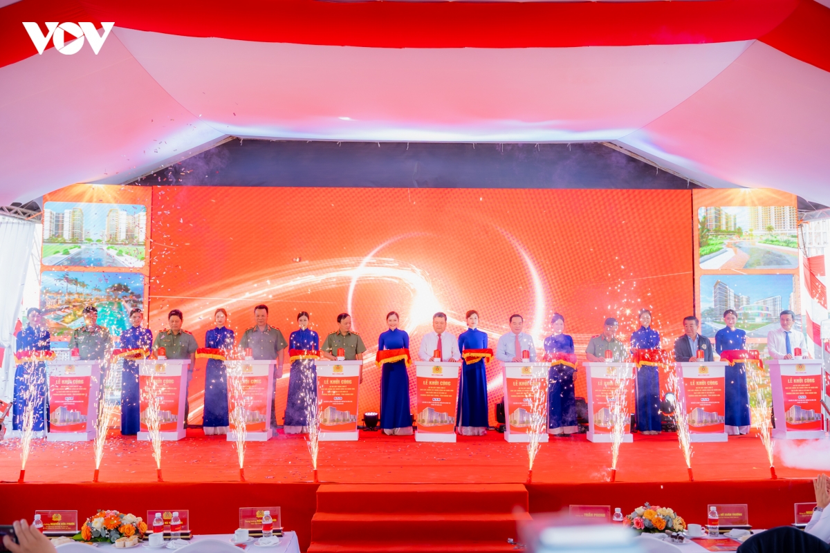 khoi cong nha o xa hoi cho luc luong cong an nhan dan tai khanh hoa hinh anh 1