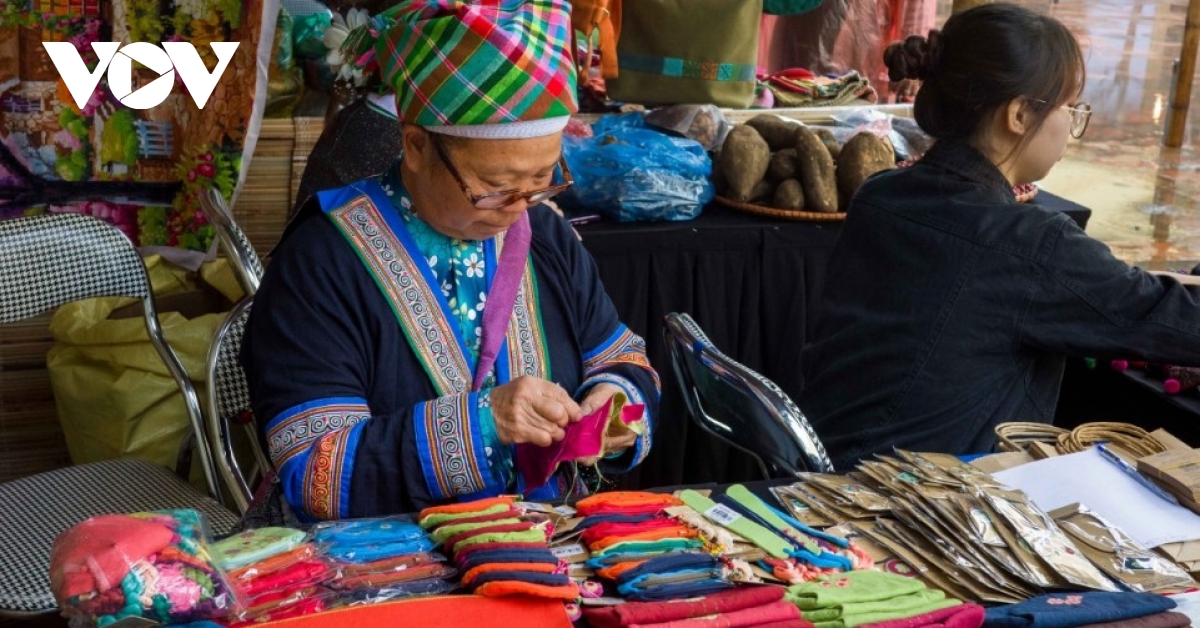 indigo hues and mong brocade light up hanoi picture 3