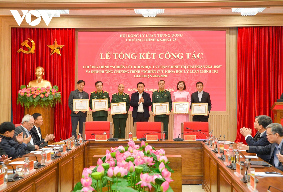 Tổng kết Chương trình nghiên cứu khoa học lý luận chính trị giai đoạn 2021–2025