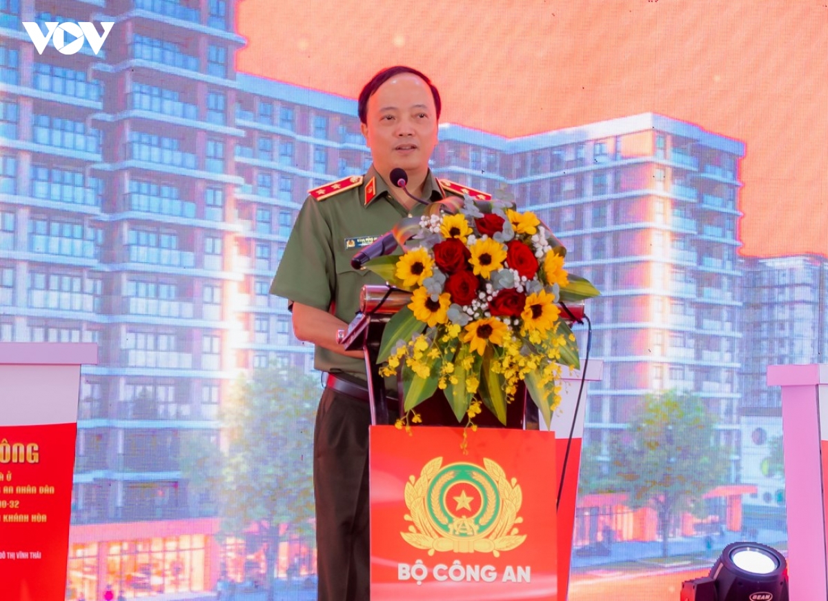 khoi cong nha o xa hoi cho luc luong cong an nhan dan tai khanh hoa hinh anh 2