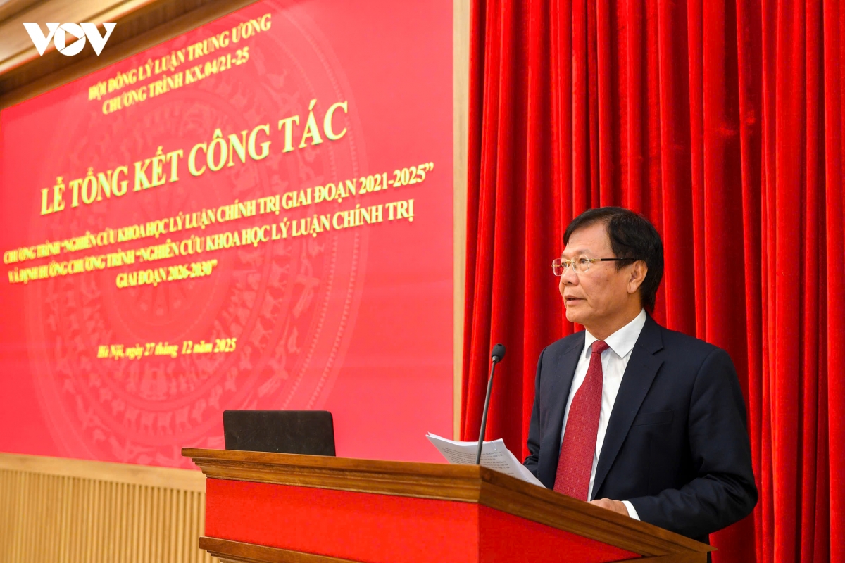 tong ket chuong trinh nghien cuu khoa hoc ly luan chinh tri giai doan 2021 2025 hinh anh 3
