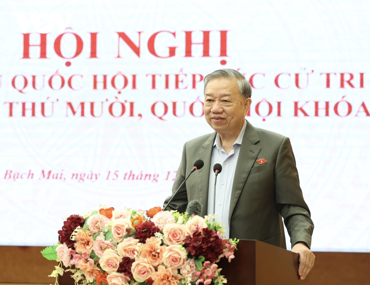 tong bi thu to lam tiep xuc cu tri sau ky hop thu 10, quoc hoi khoa xv hinh anh 4